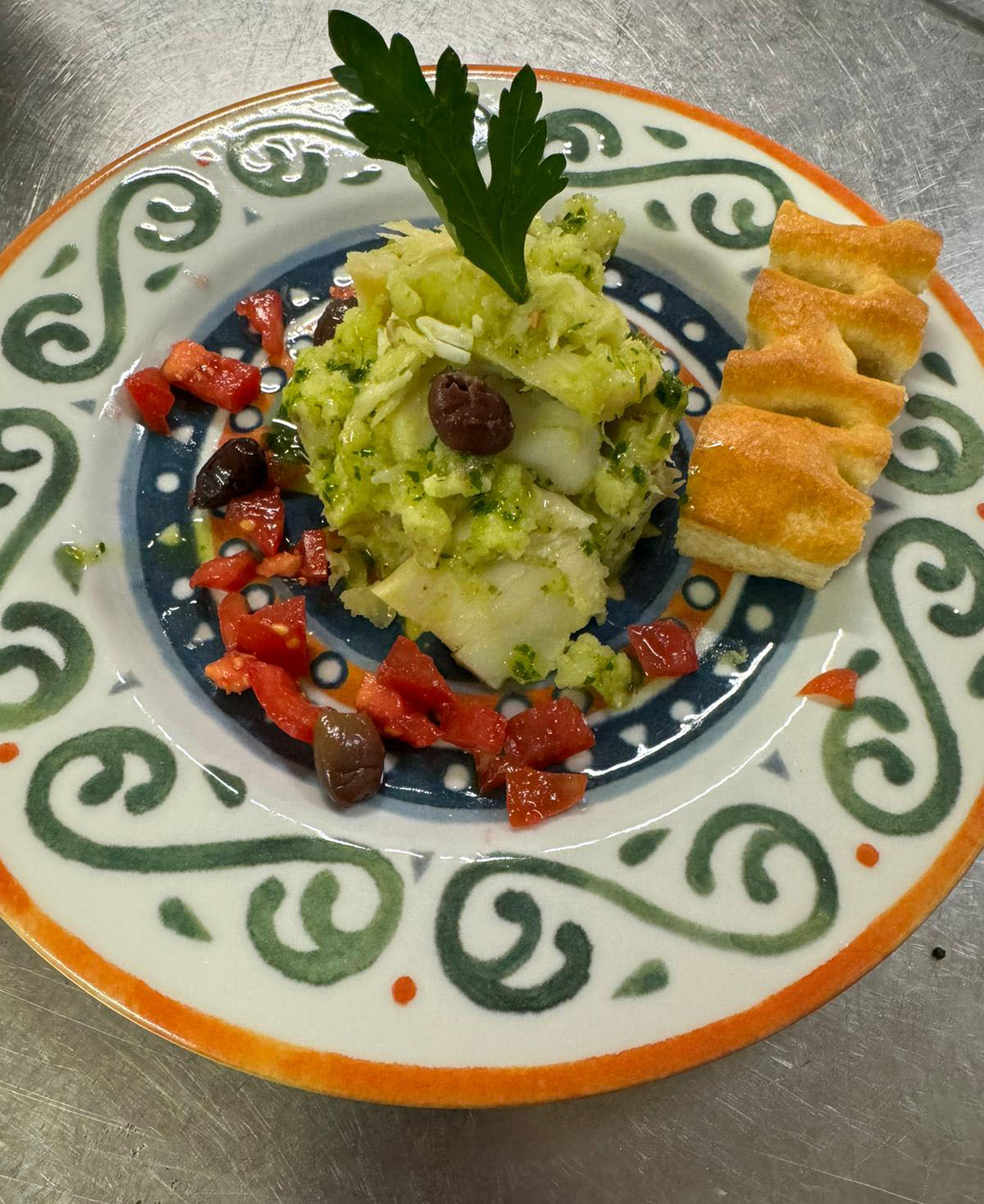 Brandacujun all'onegliese Osteria trattoria a Cisano sul Neva DA PESCIUNETTU